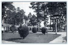 c1950's Temple Motel Starke's Outstanding Court Florida FL Unposted Postcard picture