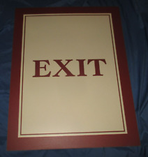 DISNEY Original Cast Member Prop Exit Only Sign ~DISNEY SPRINGS picture