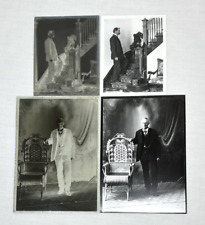 2 Antique Glass Plate Negatives With Prints 1908 to 1912 Stately Gentlemen picture