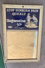 Unguentine By Norwich Advertising Mirror “Stop Sunburn Pain Quickly Coney Island picture