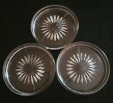 A Set of 3 Heisey Revere Coasters 3 1/4