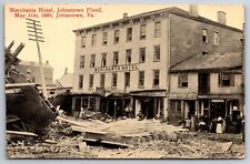 Johnstown Pennsylvania~Disaster Wreckage~Flood of '89~Merchants Hotel~c1905 PC picture
