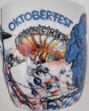 Octoberfest Collectors Mug Coffee Tea Porcelain, Oktoberfest Munich Munchen picture