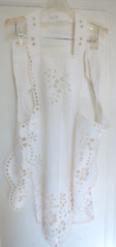 Gorgeous Excellent Edwardian/Victorian Cutwork Embroidery Pinafore Apron picture