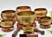 tibetan singing bowl set of 7 for meditation Hand beaten singing bowl set of 7 picture