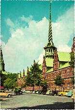Denmark Wonderful Copenhagen The Exchange and Christiansburg Palace Postcard picture