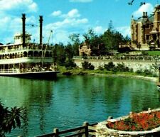 Vintage Disneyworld Vacation Postcard River Boat On Frontier Rivers Of America picture