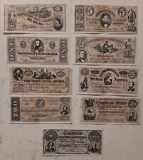 1965 A&BC - Civil War News - Confederate Dollar Notes - Good Condition picture
