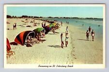 St Petersburg FL-Florida, Scenic Beach Area, Antique, Vintage c1928 Postcard picture