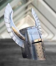 Handmade Solid Steel Medieval Templar Fantasy Warrior Helmet SCA LARP Knight picture