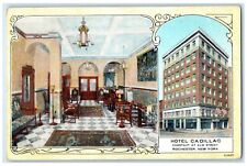 c1930's Hotel Cadillac Interior View Rochester New York NY Vintage Postcard picture