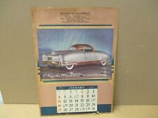 Vintage 1942 Chrysler Thunderbolt Calendar January Americana Collectible picture