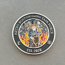 Metro Boston Gang Task Force Challenge Coin picture