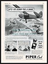1944 PIPER CUB Vintage Aircraft Plane After War  AD Fly to thousands of towns picture