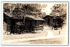 c1930's Standard Sleeping Lodge North Rim Grand Canyon AZ RPPC Photo Postcard picture