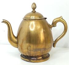Brass Teapot Collectible Kitchen Decor Vintage Decorative Retro Old Gift Rare picture