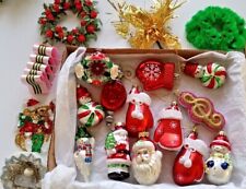 Antique to New Christmas Decorations & Ornaments Mixed lots picture