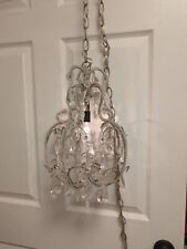 Vintage Hanging Chandelier With Prism picture