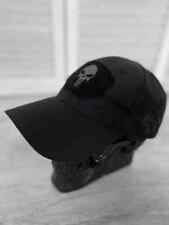 Stylish cap with skull embroidery picture