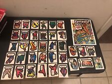 1974-1975 MARVEL TOPPS COMIC BOOK HEROES STICKERS Lot Of (59) & Complete Puzzle picture
