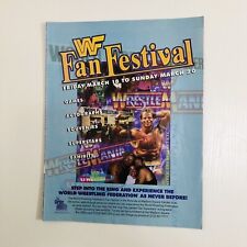 Original WWF Magazine Wrestlemania 10 Fan Fest PPV Poster Print Ad WWE Wrestling picture