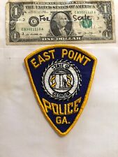 East Point Georgia  Police Patch Un-sewn great condition picture
