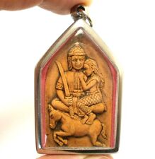 PHRA KHUNPAEN HOLD LADY RIDE HORSE THAI LOVE APPEAL ATTRACT AMULET MAGIC PENDANT picture