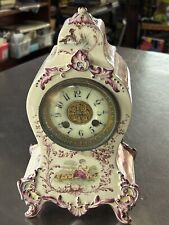 ANTIQUE LONGWY MANTEL CLOCK 1880’s French picture