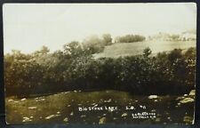 RPPC Postcard 1915 Big Stone Lake SD Ortonville MN to Monroe WI picture
