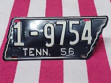 1956 Tennessee License Plate picture