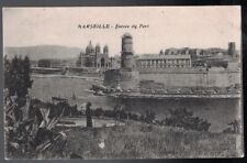 ANTIQUE 1907-1910 ENTRANCE TO THE PORT MARSEILLE FRANCE POSTCARD picture