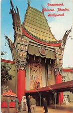 Hollywood CA California, Grauman's Chinese Theatre Entrance, Vintage Postcard picture