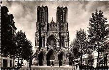 VTG Postcard RPPC- LA CATHEDRALE, REIMS, FRANCE Early 1900s picture
