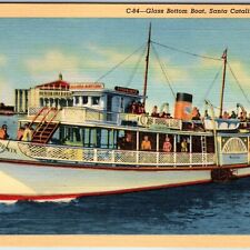 1937 Santa Catalina, CA Glass Bottom Boat Steamship Phoenix Steamboat Cali  A234 picture