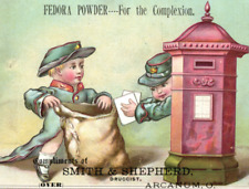Arcanum Ohio Smith Shepherd Druggist Mail Boys VictorianTrade Card picture
