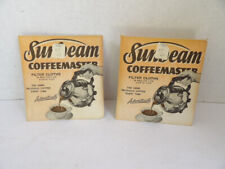12 NOS Sunbeam Coffeemaster Vacuum Coffee Filter Cloths C20, C30, C50 Vintage picture