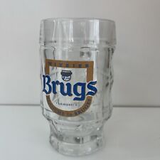 Brugs Blanche De Bruges Witbier 0.25L Tankard Glass. Vintage Beer Advertising picture