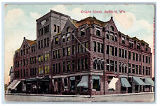 1911 Front View Knight Hotel Ashland Wisconsin WI Antique Posted Postcard picture