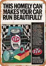 Metal Sign - 1968 STP Oil Treatment - Vintage Look Reproduction picture