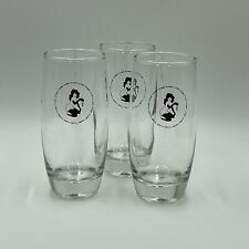 Vtg Playboy Club Leroy Neiman Femlin Logo Highball Drink Glasses 6” T Set Of 3 picture