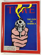 Time Magazine 1968 Rare Ads Guns Lichtenstein War Lennon Yoko Bikini New College picture