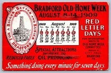 Postcard Bradford PA Old Home Week 1909 Red Letter Days picture