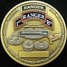 1st Battalion 75th Ranger Regiment Challenge Coin picture