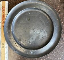 Old World Pewter Charger Plate 8” Heavy And Hard To Find picture
