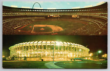 Vintage Postcard Busch Memorial Stadium Downtown St. Louis, MO picture