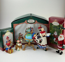 2001 Hallmark Keepsake Club Ornaments - Lot of 3 - Santa, Mrs Claus & Elves picture