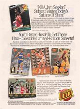 92-93 Fleer Ultra Basketball Ad 90'S Vtg Print Ad 8X11 #82022 picture