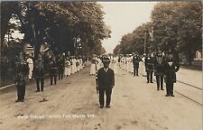 RPPC Salem OR Cherry Fair Parade Marching Band Uniforms 1904-1918 postcard G76 picture