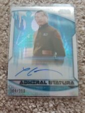 2020 Star Wars Chrome Perspectives Refractor 104/250 Ken Leung as Statura Auto picture