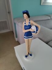 Bathing Beauty Miami Beach Woman Figurine Blue 💙 And White 🤍 Swim Suit/ Beach picture